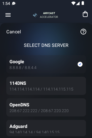 anycast加速器连不上怎么办android下载效果预览图